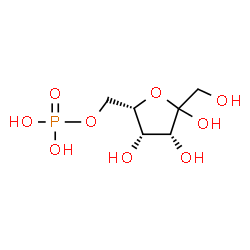 ChemSpider 2D Image | L-tagatofuranose 6-phosphate | C6H13O9P