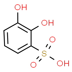 ChemSpider 2D Image | 2,3-Dihydroxybenzenesulfonic acid | C6H6O5S