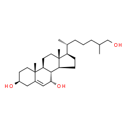 ChemSpider 2D Image | 7alpha,27-dihydroxycholesterol | C27H46O3
