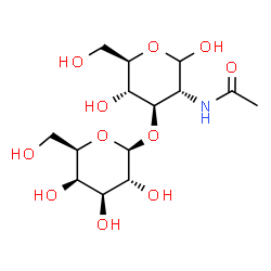 ChemSpider 2D Image | Lacto-N-biose I | C14H25NO11