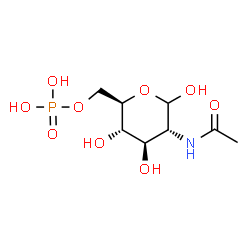 ChemSpider 2D Image | GlcNAc-6-P | C8H16NO9P