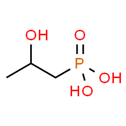 ChemSpider 2D Image | 2-hydroxypropylphosphonic acid | C3H9O4P