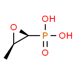 ChemSpider 2D Image | [(2S,3R)-3-Methyl-2-oxiranyl]phosphonic acid | C3H7O4P