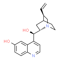 ChemSpider 2D Image | (8alpha,9R)-Cinchonan-6',9-diol | C19H22N2O2