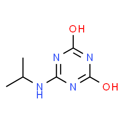 ChemSpider 2D Image | 6-(Isopropylamino)-1,3,5-triazine-2,4(1H,3H)-dione | C6H10N4O2
