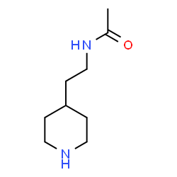 ChemSpider 2D Image | N-[2-(4-Piperidinyl)ethyl]acetamide | C9H18N2O