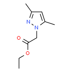 ChemSpider 2D Image | ethyl 2-(3,5-dimethylpyrazol-1-yl)acetate | C9H14N2O2