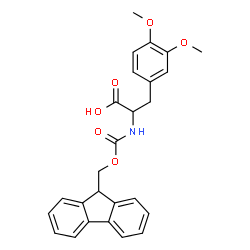 ChemSpider 2D Image | N-[(9H-Fluoren-9-ylmethoxy)carbonyl]-3-methoxy-O-methyltyrosine | C26H25NO6