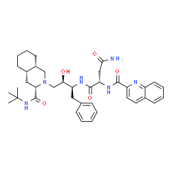 ChemSpider 2D Image | Saquinavir | C38H50N6O5