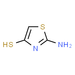 ChemSpider 2D Image | 2-Amino-1,3-thiazole-4-thiol | C3H4N2S2
