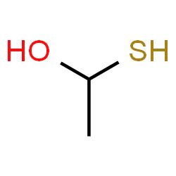 ChemSpider 2D Image | 1,1-mercaptoethyl alcohol | C2H6OS
