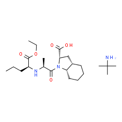 ChemSpider 2D Image | perindopril t-butylamine | C23H43N3O5