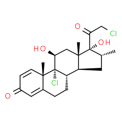 ChemSpider 2D Image | (+)-Mometasone | C22H28Cl2O4