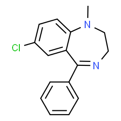ChemSpider 2D Image | Medazepam | C16H15ClN2