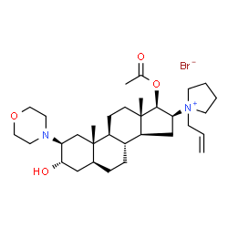 ChemSpider 2D Image | Rocuronium bromide | C32H53BrN2O4