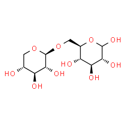 ChemSpider 2D Image | 6-O-beta-D-Xylopyranosyl-D-glucopyranose | C11H20O10