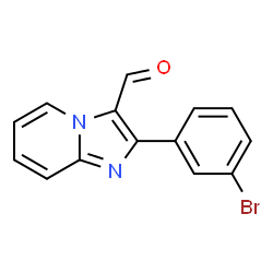 ChemSpider 2D Image | 2-(3-Bromophenyl)imidazo[1,2-a]pyridine-3-carbaldehyde | C14H9BrN2O
