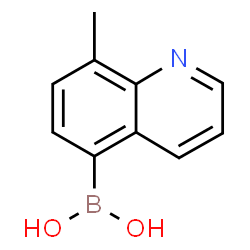 ChemSpider 2D Image | 8-methylquinolin-5-ylboronic acid | C10H10BNO2