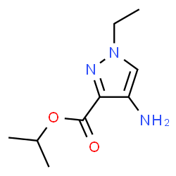 ChemSpider 2D Image | isopropyl 4-amino-1-ethylpyrazole-3-carboxylate | C9H15N3O2