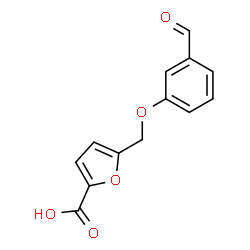 ChemSpider 2D Image | 5-[(3-Formylphenoxy)methyl]-2-furoic acid | C13H10O5
