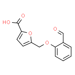 ChemSpider 2D Image | 5-[(2-Formylphenoxy)methyl]-2-furoic acid | C13H10O5