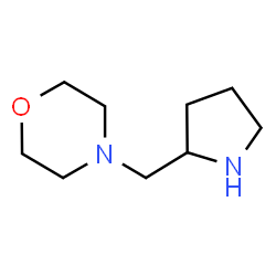 ChemSpider 2D Image | 2-(morpholinomethyl)pyrrolidine | C9H18N2O