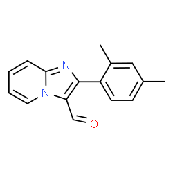 ChemSpider 2D Image | 2-(2,4-Dimethylphenyl)imidazo[1,2-a]pyridine-3-carbaldehyde | C16H14N2O