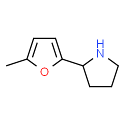 ChemSpider 2D Image | 2-(5-Methyl-2-furyl)pyrrolidine | C9H13NO