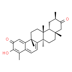 ChemSpider 2D Image | (6bR,8aS,11R,12aR,12bR,14aR)-3-Hydroxy-4,6b,8a,11,12b,14a-hexamethyl-7,8,8a,11,12,12a,12b,13,14,14a-decahydro-2,10(6bH,9H)-picenedione | C28H36O3
