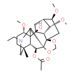 ChemSpider 2D Image | deltaline | C27H41NO8