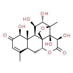 ChemSpider 2D Image | bruceine D | C20H26O9