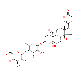 ChemSpider 2D Image | Hellebrin | C36H52O15