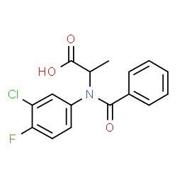 ChemSpider 2D Image | FLAMPROP | C16H13ClFNO3