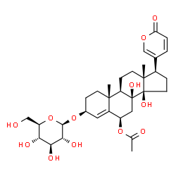 ChemSpider 2D Image | Scilliroside | C32H44O12