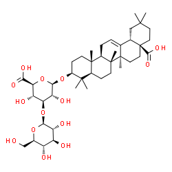 ChemSpider 2D Image | Spinasaponin A | C42H66O14