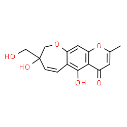 ChemSpider 2D Image | Ptaeroglycol | C15H14O6