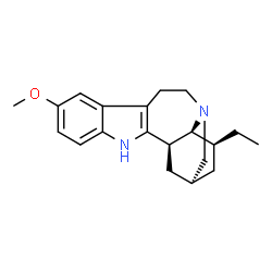 ChemSpider 2D Image | (2alpha)-12-Methoxyibogamine | C20H26N2O