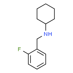 ChemSpider 2D Image | N-(2-Fluorobenzyl)cyclohexanamine | C13H18FN