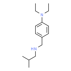 ChemSpider 2D Image | N,N-Diethyl-4-[(isobutylamino)methyl]aniline | C15H26N2