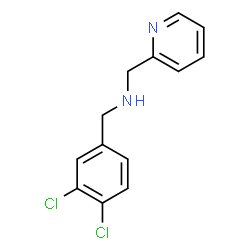 ChemSpider 2D Image | 1-(3,4-Dichlorophenyl)-N-(2-pyridinylmethyl)methanamine | C13H12Cl2N2