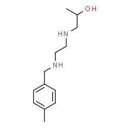 ChemSpider 2D Image | 1-({2-[(4-Methylbenzyl)amino]ethyl}amino)-2-propanol | C13H22N2O