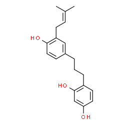 ChemSpider 2D Image | Broussonin C | C20H24O3