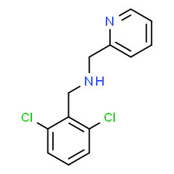 ChemSpider 2D Image | 1-(2,6-Dichlorophenyl)-N-(2-pyridinylmethyl)methanamine | C13H12Cl2N2