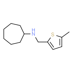 ChemSpider 2D Image | N-[(5-Methyl-2-thienyl)methyl]cycloheptanamine | C13H21NS