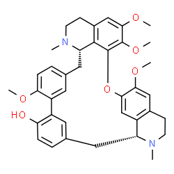 ChemSpider 2D Image | Rodiasine | C38H42N2O6
