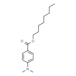 ChemSpider 2D Image | p-dimethylinoctyl benzoate | C17H27NO2