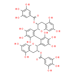 ChemSpider 2D Image | theasinensin A | C44H34O22
