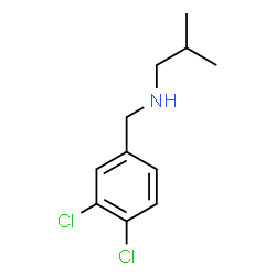 ChemSpider 2D Image | N-(3,4-Dichlorobenzyl)-2-methyl-1-propanamine | C11H15Cl2N