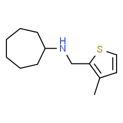 ChemSpider 2D Image | N-[(3-Methyl-2-thienyl)methyl]cycloheptanamine | C13H21NS