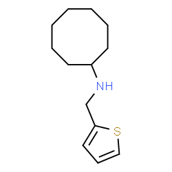 ChemSpider 2D Image | N-(2-Thienylmethyl)cyclooctanamine | C13H21NS